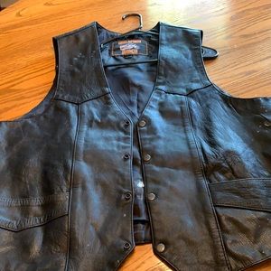 Leather vest